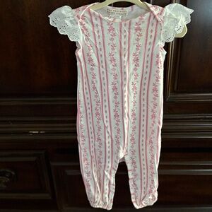 Eyelet Sleeve Romper